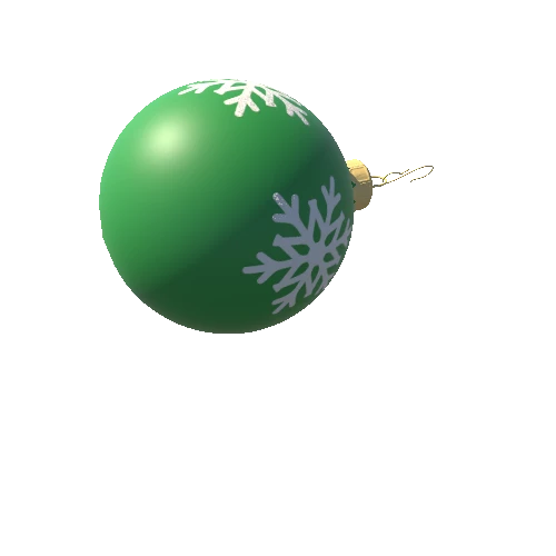 SnowPattern Bauble_Green (1)